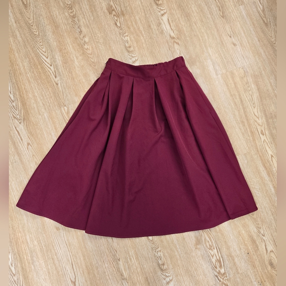 Burgundy Women's Skirt